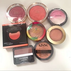 Drugstore blush bundle (Milani, NYX, Covergirl)